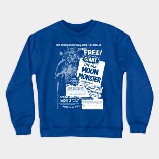 Giant Life Size Moon Monster Crewneck Sweatshirt